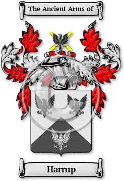 Harrup Family Crest Download (jpg) Legacy Series - 150 DPI