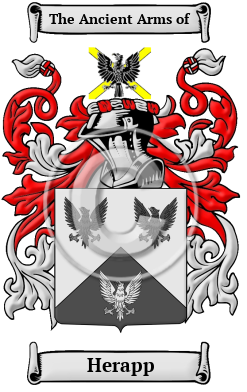 Herapp Family Crest/Coat of Arms