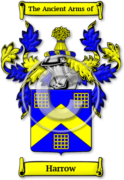 Harrow Family Crest Download (JPG) Legacy Series - 300 DPI