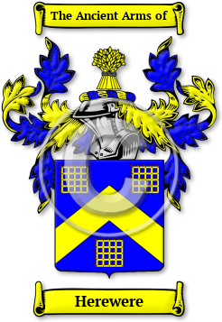 Herewere Family Crest Download (jpg) Legacy Series - 150 DPI