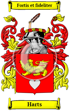 Harts Family Crest Download (JPG) Heritage Series - 600 DPI