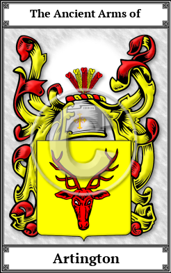 Artington Family Crest Download (JPG)  Book Plated - 150 DPI