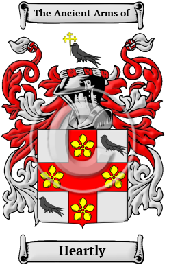 Heartly Family Crest/Coat of Arms
