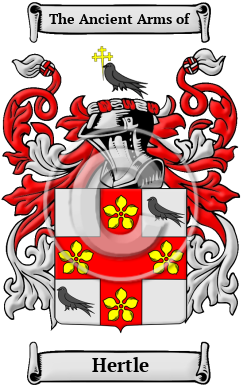 Hertle Family Crest/Coat of Arms