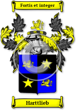 Harttlieb Family Crest Download (jpg) Legacy Series - 150 DPI