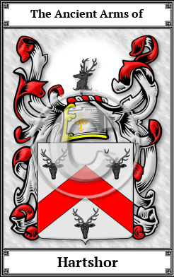 Hartshor Family Crest Download (JPG)  Book Plated - 150 DPI