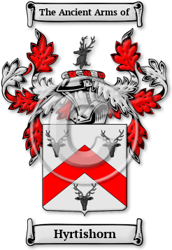 Hyrtishorn Family Crest Download (JPG) Legacy Series - 600 DPI