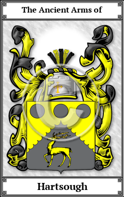Hartsough Family Crest Download (JPG)  Book Plated - 150 DPI