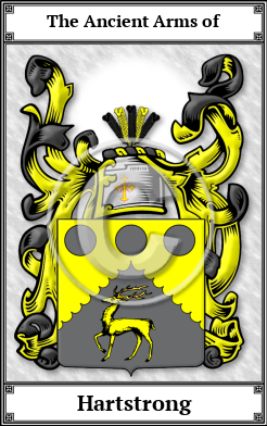 Hartstrong Family Crest Download (JPG)  Book Plated - 150 DPI