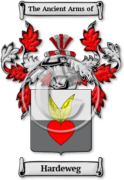 Hardeweg Family Crest Download (jpg) Legacy Series - 150 DPI