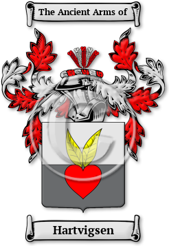 Hartvigsen Family Crest Download (jpg) Legacy Series - 150 DPI