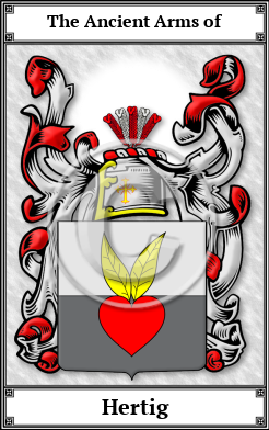 Hertig Family Crest Download (JPG)  Book Plated - 150 DPI