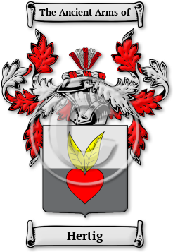Hertig Family Crest Download (jpg) Legacy Series - 150 DPI