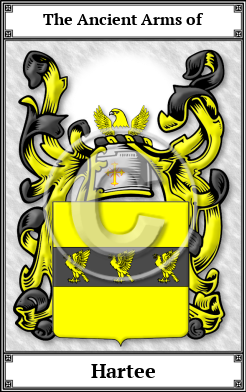 Hartee Family Crest Download (JPG)  Book Plated - 150 DPI