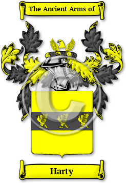 Harty Family Crest Download (jpg) Legacy Series - 150 DPI