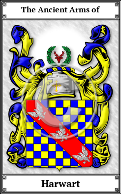 Harwart Family Crest Download (JPG)  Book Plated - 150 DPI