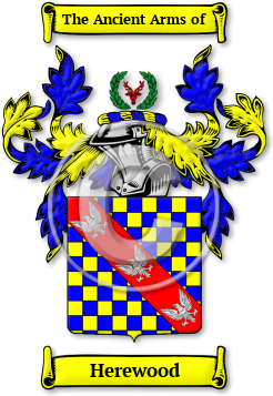 Herewood Family Crest Download (jpg) Legacy Series - 150 DPI