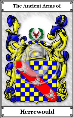 Herrewould Family Crest Download (JPG)  Book Plated - 150 DPI