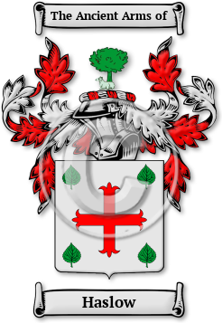 Haslow Family Crest Download (jpg) Legacy Series - 150 DPI