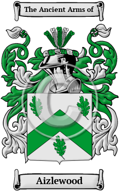 Aizlewood Family Crest/Coat of Arms