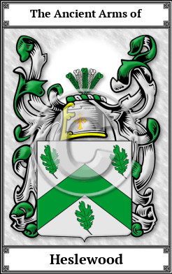 Heslewood Family Crest Download (JPG)  Book Plated - 150 DPI