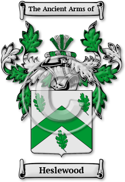 Heslewood Family Crest Download (jpg) Legacy Series - 150 DPI