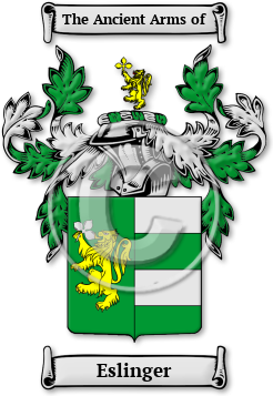 Eslinger Family Crest Download (JPG) Legacy Series - 600 DPI