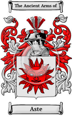 Aste Family Crest/Coat of Arms
