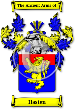 Hasten Family Crest Download (jpg) Legacy Series - 150 DPI