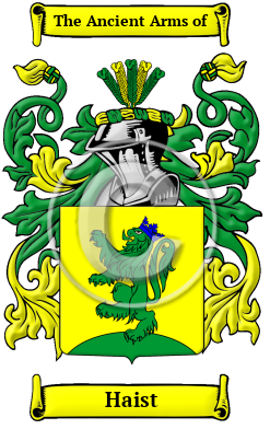 Haist Family Crest/Coat of Arms