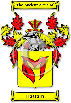 Hastain Family Crest Download (jpg) Legacy Series - 150 DPI