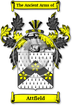 Attfield Family Crest Download (jpg) Legacy Series - 150 DPI
