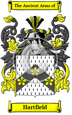 Hartfield Family Crest/Coat of Arms