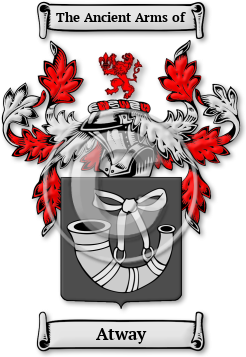 Atway Family Crest Download (jpg) Legacy Series - 150 DPI