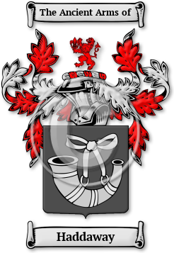 Haddaway Family Crest Download (jpg) Legacy Series - 150 DPI