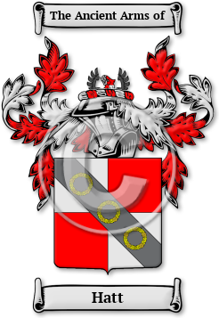 Hatt Family Crest Download (jpg) Legacy Series - 150 DPI