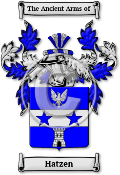 Hatzen Family Crest Download (JPG) Legacy Series - 600 DPI