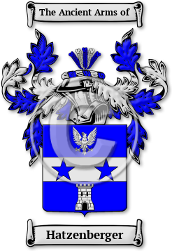 Hatzenberger Family Crest Download (JPG) Legacy Series - 600 DPI