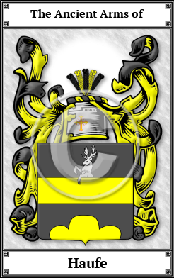 Haufe Family Crest Download (JPG)  Book Plated - 150 DPI