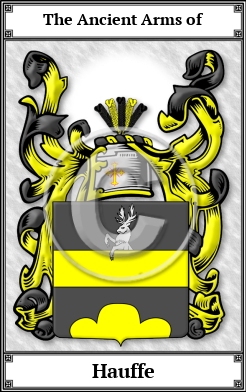 Hauffe Family Crest Download (JPG)  Book Plated - 150 DPI