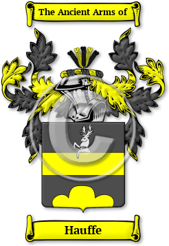Hauffe Family Crest Download (jpg) Legacy Series - 150 DPI