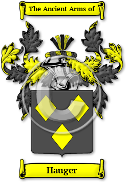 Hauger Family Crest Download (jpg) Legacy Series - 150 DPI