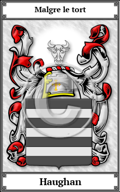 Haughan Family Crest Download (JPG)  Book Plated - 150 DPI