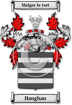 Haughan Family Crest Download (jpg) Legacy Series - 150 DPI