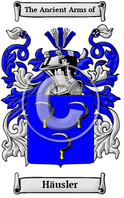Häusler Family Crest Download (JPG) Heritage Series - 300 DPI