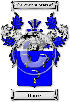 Haus- Family Crest Download (jpg) Legacy Series - 150 DPI