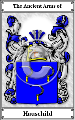 Hauschild Family Crest Download (JPG)  Book Plated - 150 DPI