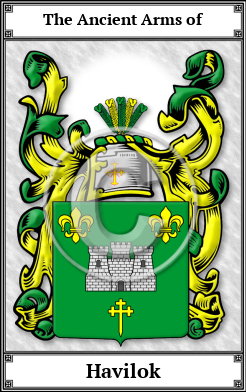 Havilok Family Crest Download (JPG)  Book Plated - 150 DPI