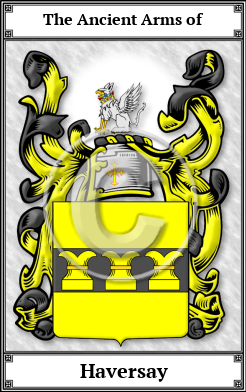 Haversay Family Crest Download (JPG)  Book Plated - 150 DPI