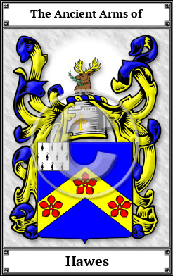 Hawes Family Crest Download (JPG)  Book Plated - 150 DPI